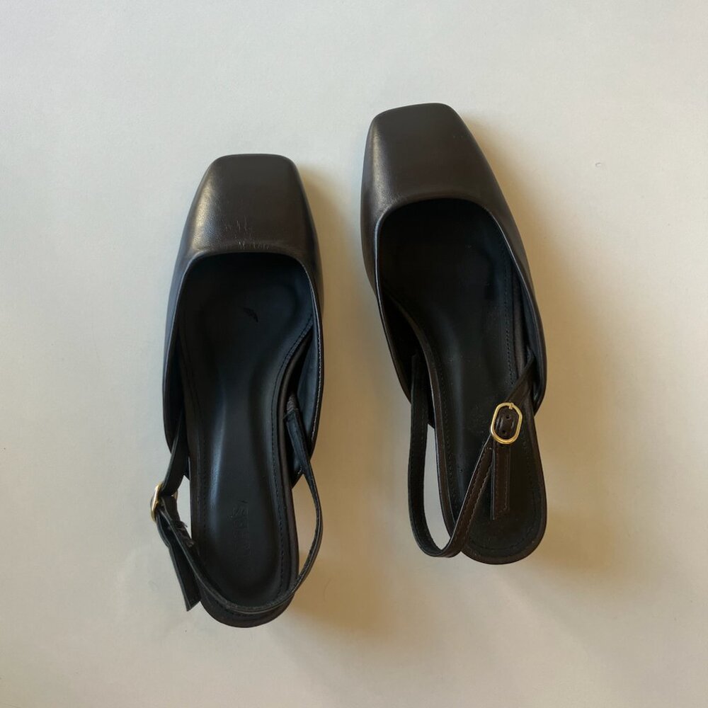 Alohas Lindy Pumps Coffee Brown Size 37